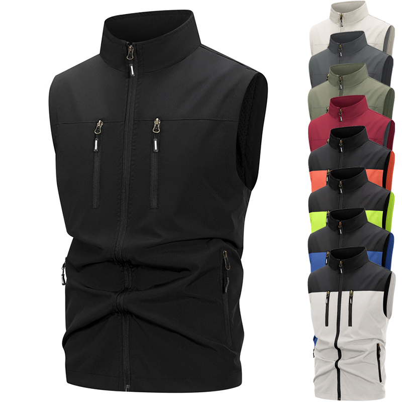 Winter Clothing Pk - Rompi Softshell Ringan Pria dengan Saku