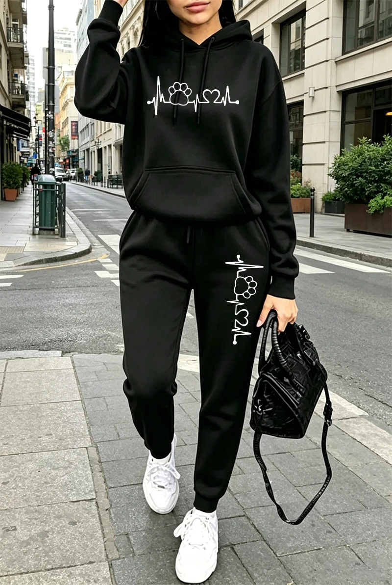 Winter Clothing For Women - 2026 Setelan Olahraga Wanita, Hoodie Kasual