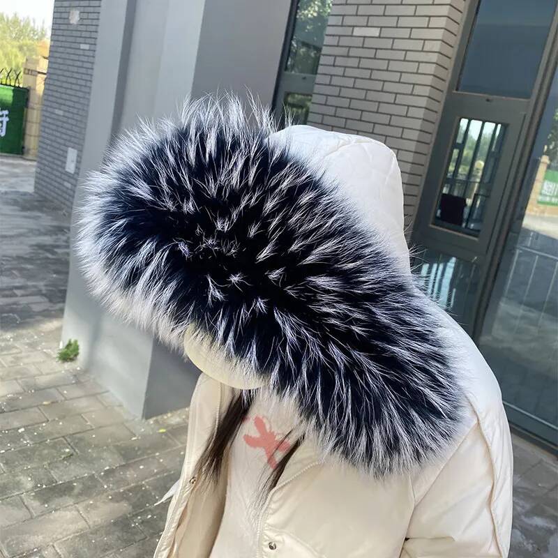 Kerah Bulu Rakun Untuk Jaket W - Winter Clothing Pk ulasan dan harga