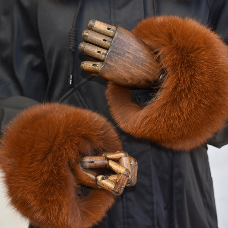 Manset bulu rubah untuk wanita - Winter Clothing Pk ulasan dan harga