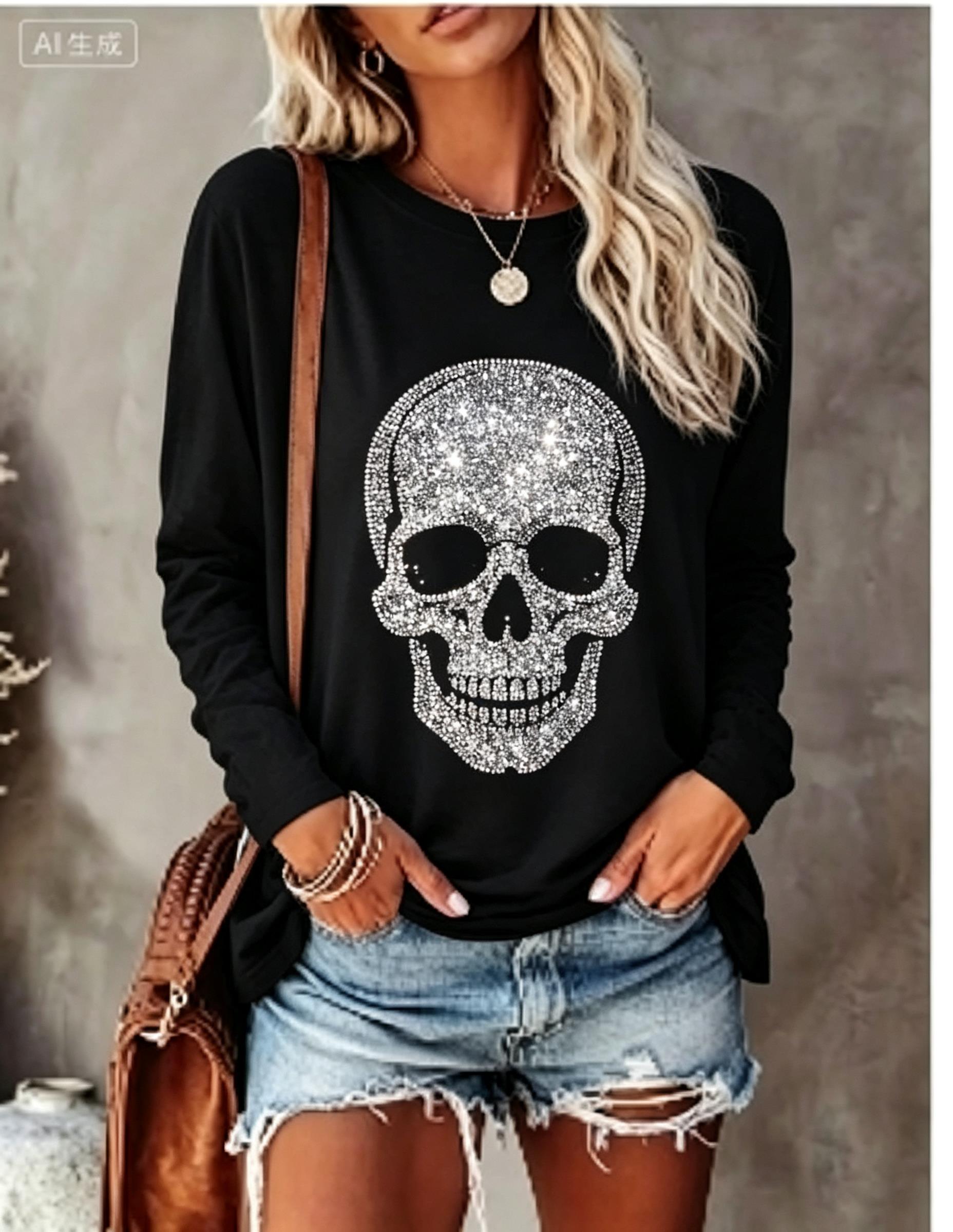 Kaos Wanita Lengan Panjang den - Winter Clothing For Women ulasan dan harga