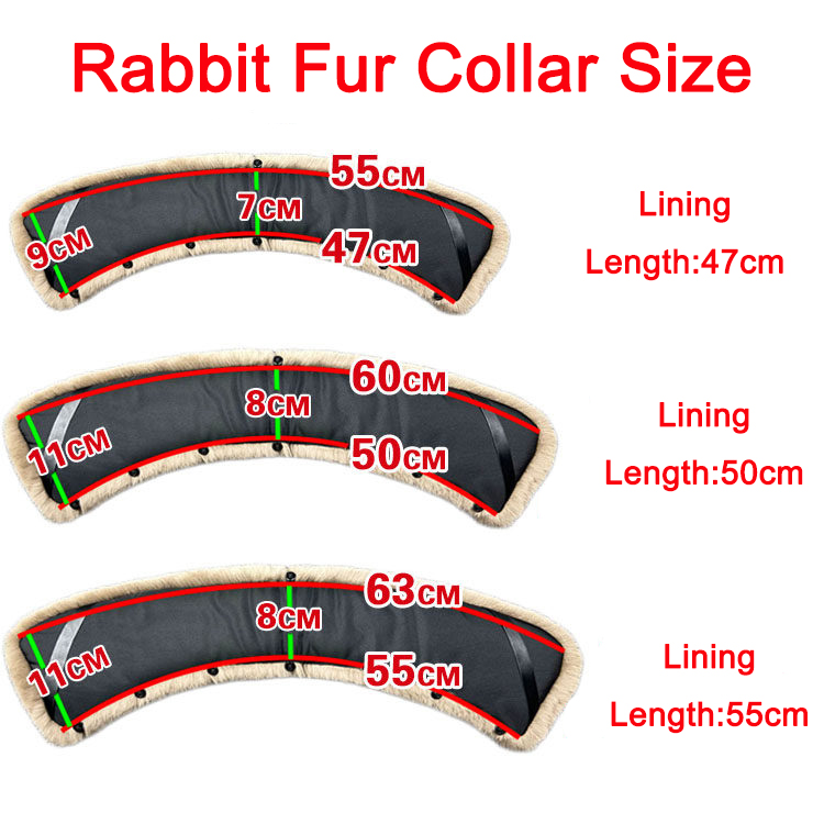 Kerah Bulu Kelinci Rex 100% un - Winter Clothing Pk ulasan dan harga
