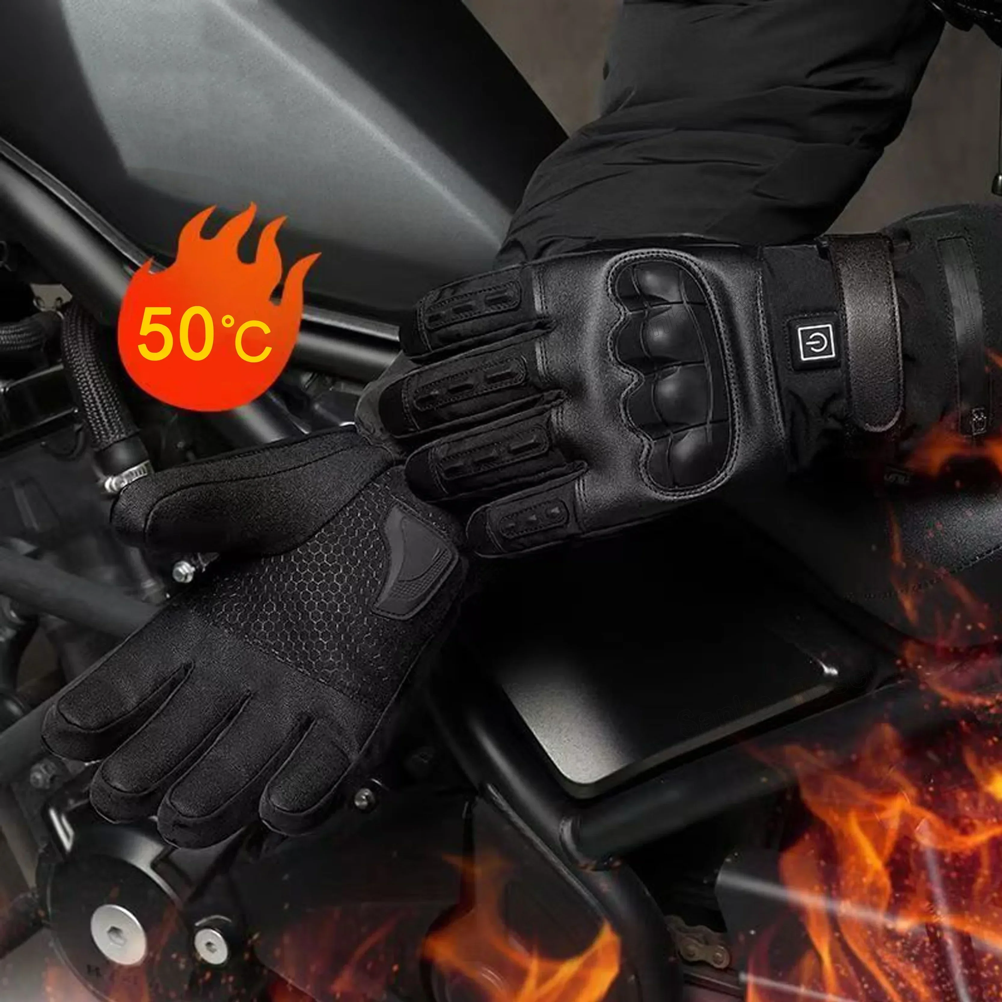 Sarung tangan pemanas, sarung  - Heated Gloves Electric ulasan dan harga