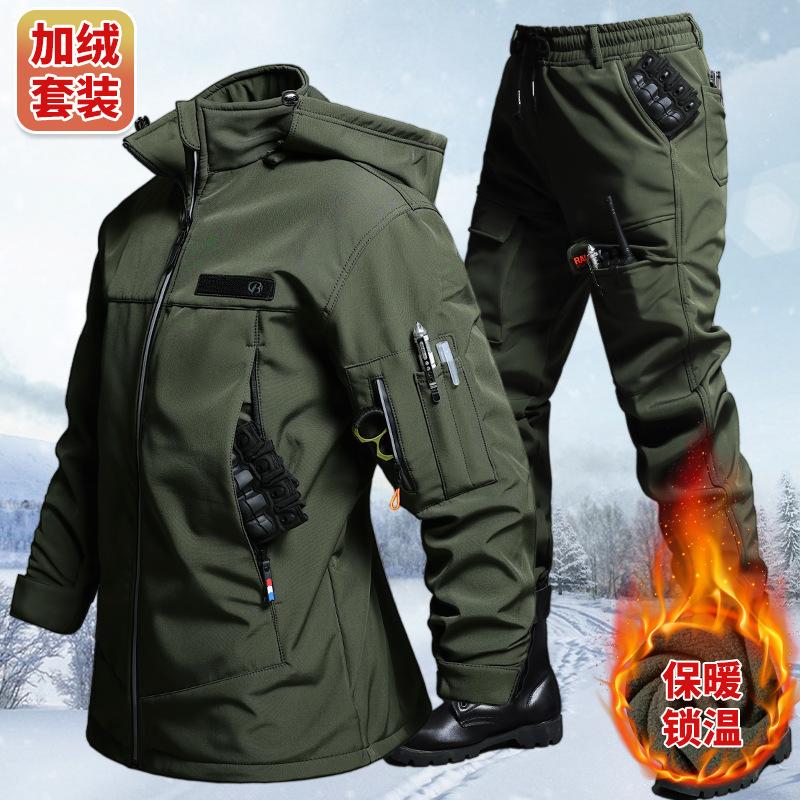 Set Jaket dan Celana Taktis An - Winter Clothing Hiking ulasan dan harga